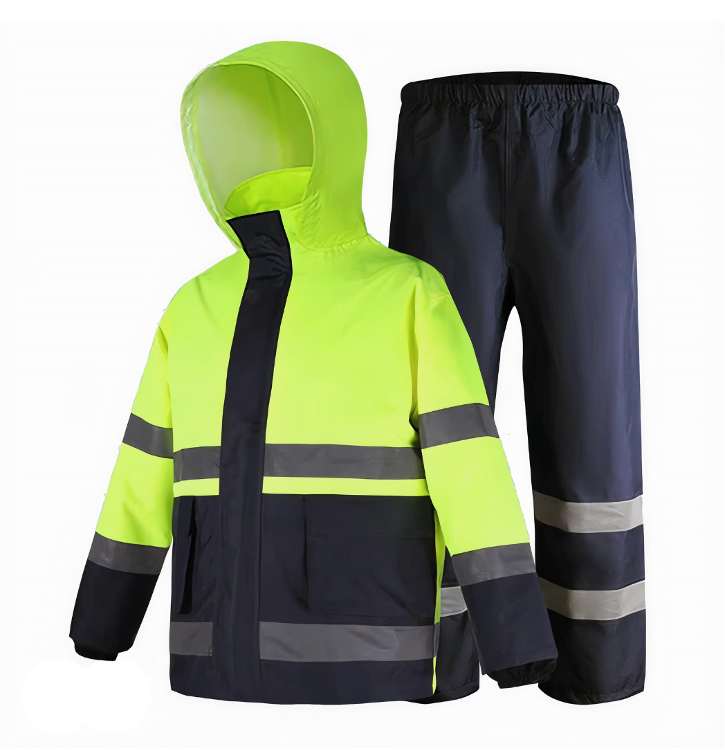 Ensemble de pluie Haute Visibilité - Imperméable - Homme/Femme